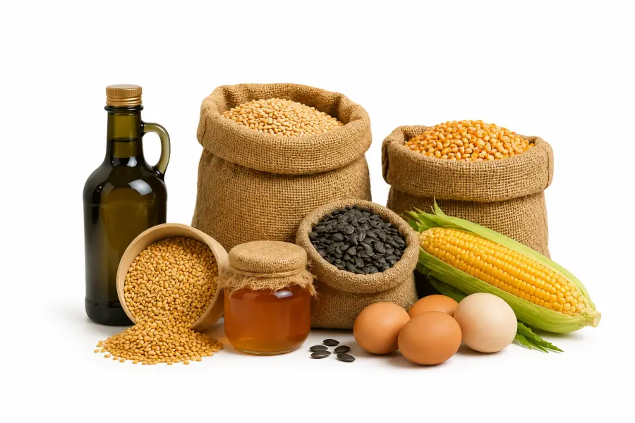 Produtos variados disponíveis em loja.